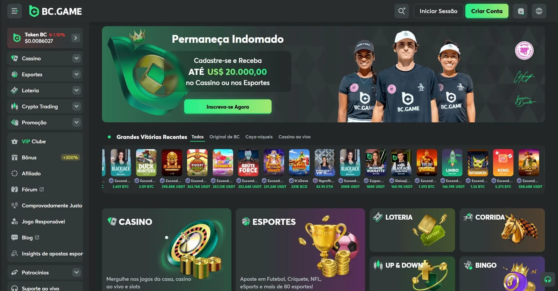 O BC.Game Casino aceita Payz